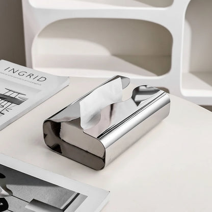Bordone Steel Tissue Box