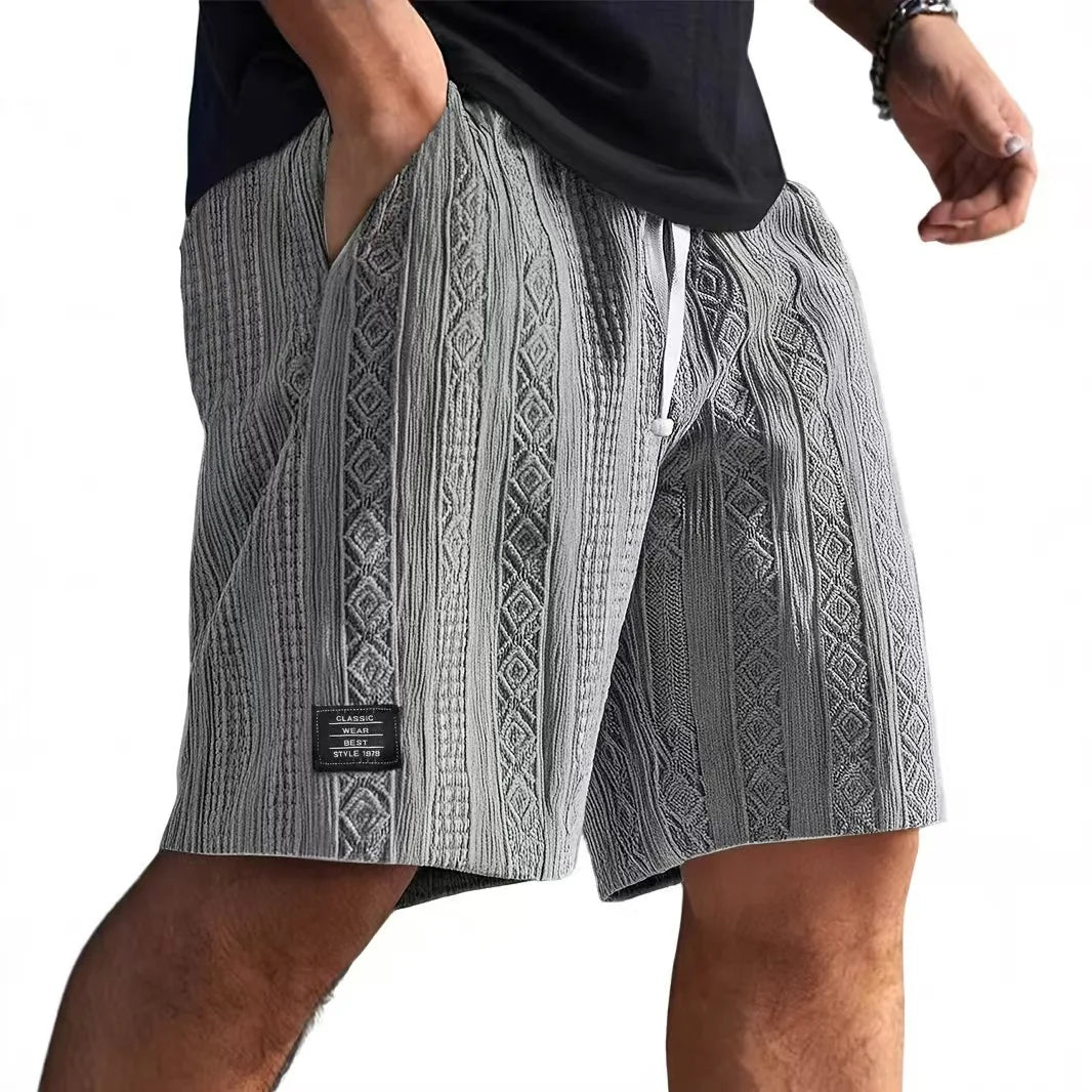 Bordone Geometric Shorts