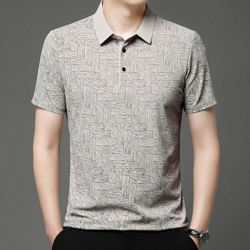 Grained Summer Polo Shirt