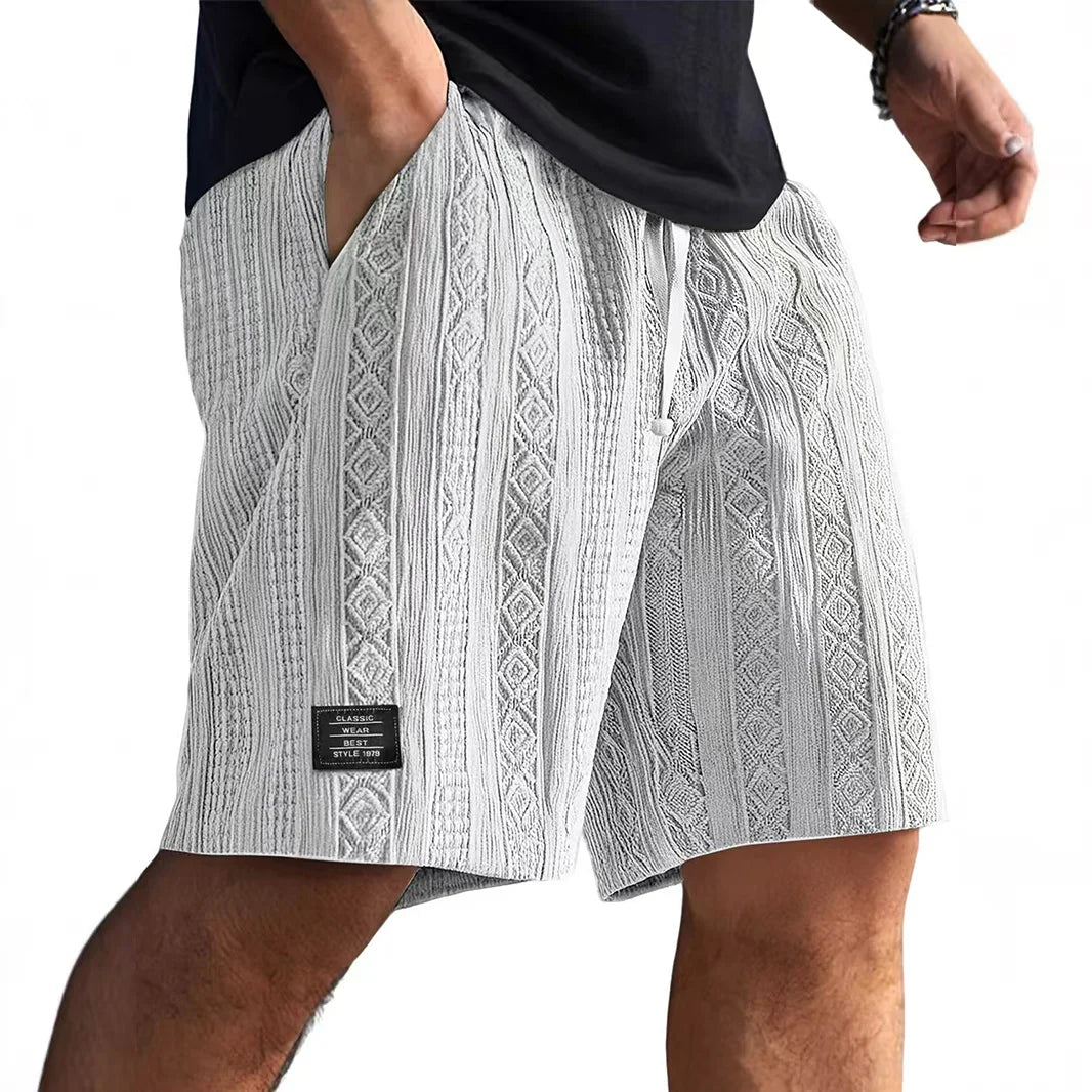 Bordone Geometric Shorts