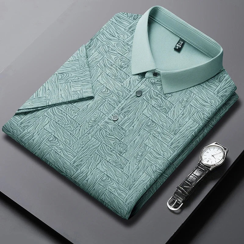 Grained Summer Polo Shirt