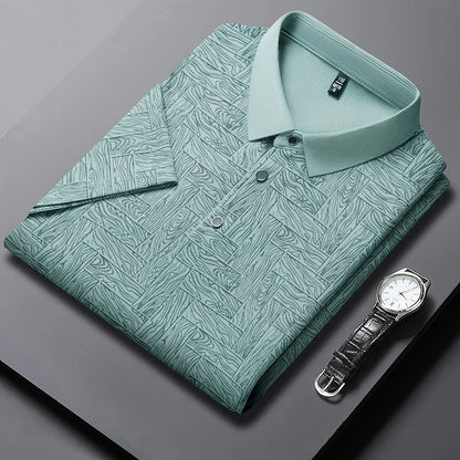 Grained Summer Polo Shirt