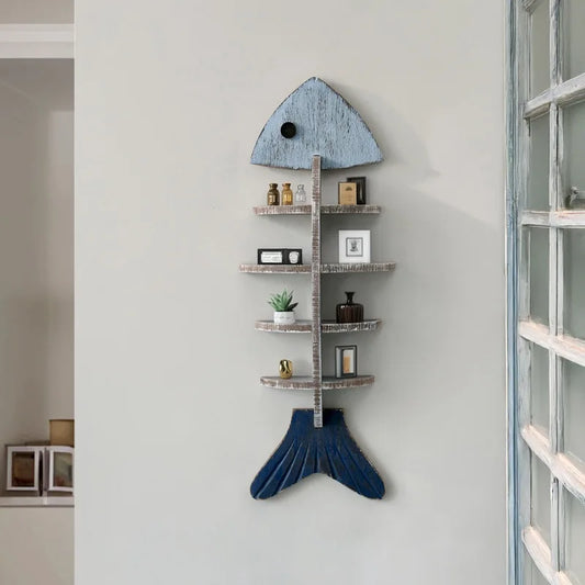 Nordic Fish Bone Shelf
