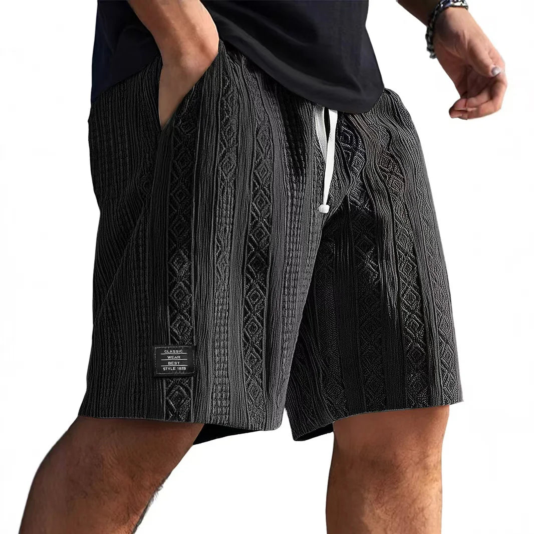 Bordone Geometric Shorts