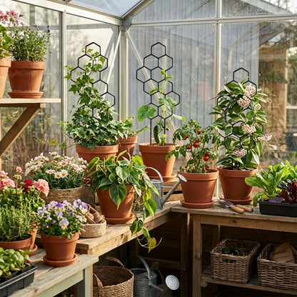 Honeycomb Plant Trellis