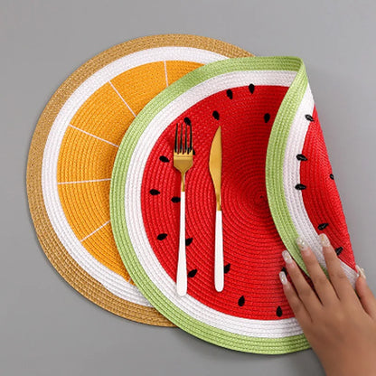 Fruity Dining Mats