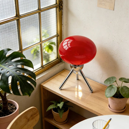 Mid-Century Glass Lamp
