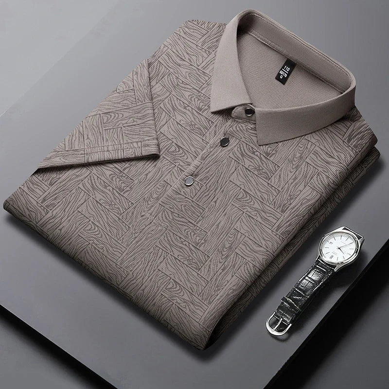 Grained Summer Polo Shirt