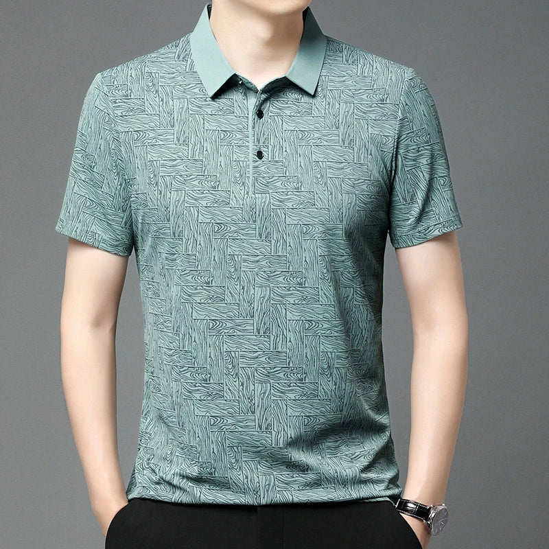 Grained Summer Polo Shirt