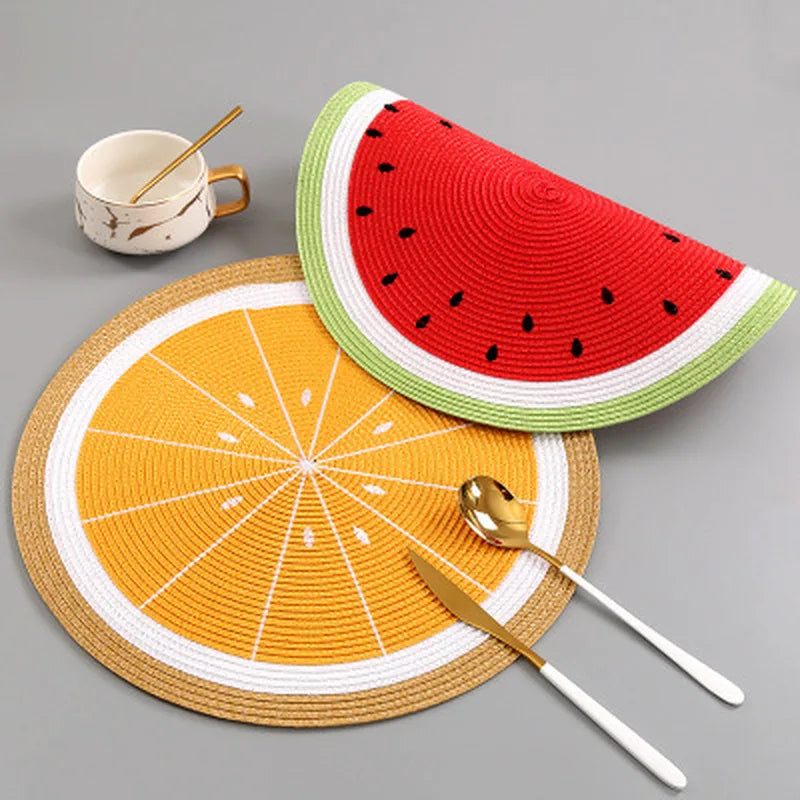 Fruity Dining Mats