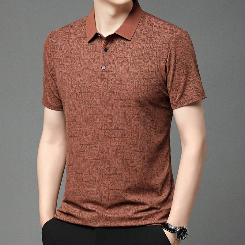 Grained Summer Polo Shirt