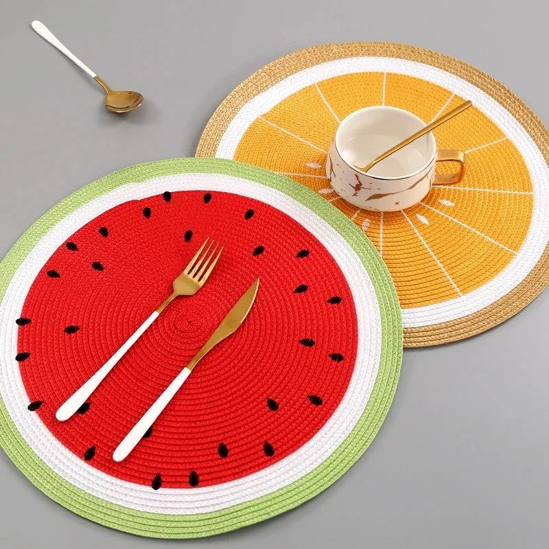 Fruity Dining Mats
