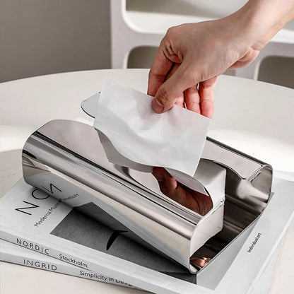Bordone Steel Tissue Box