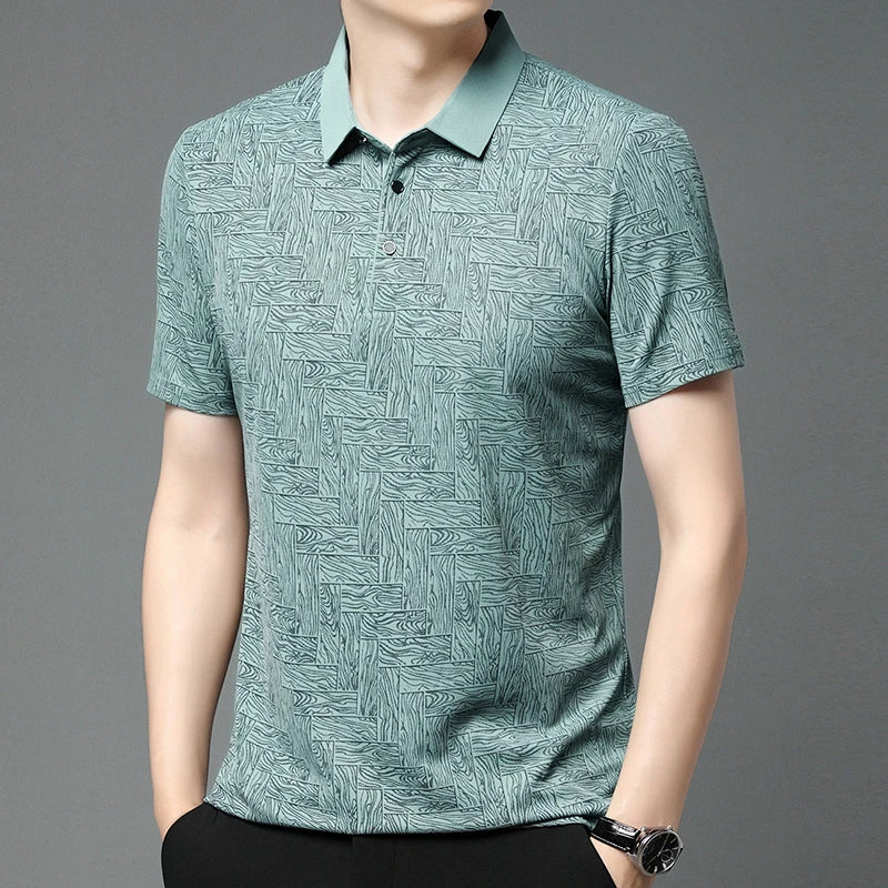 Grained Summer Polo Shirt