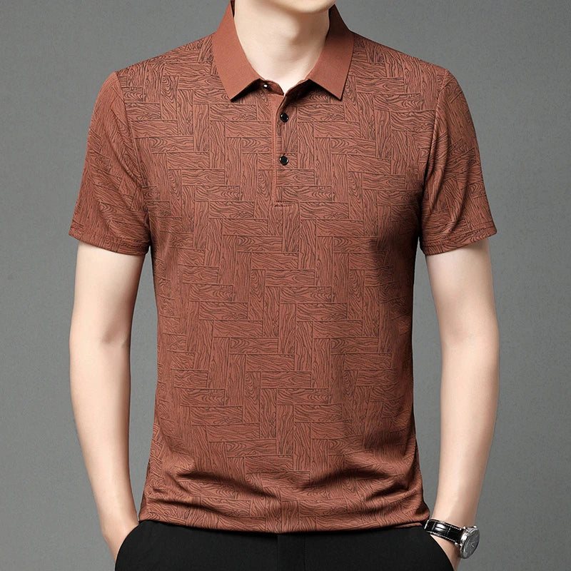 Grained Summer Polo Shirt