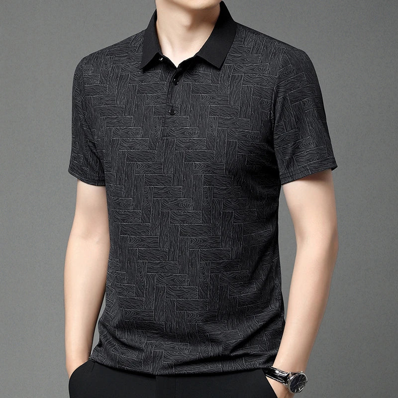 Grained Summer Polo Shirt