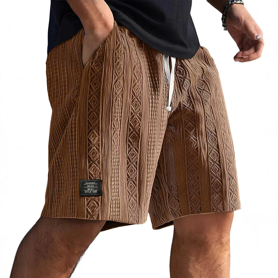 Bordone Geometric Shorts