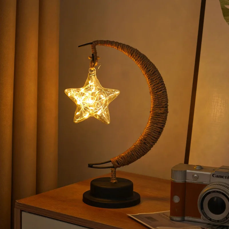 Moon & Star Lamp
