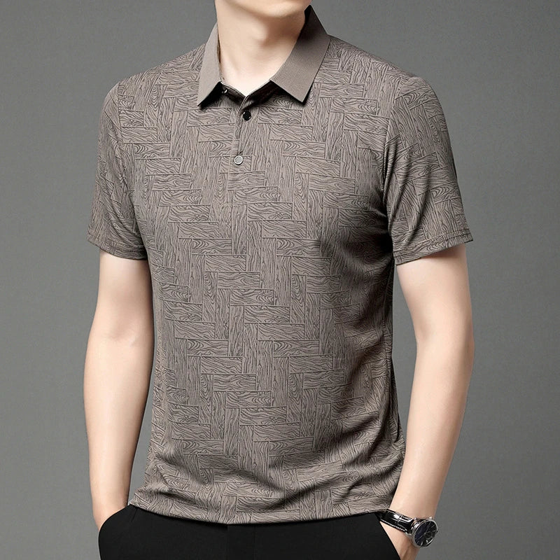 Grained Summer Polo Shirt