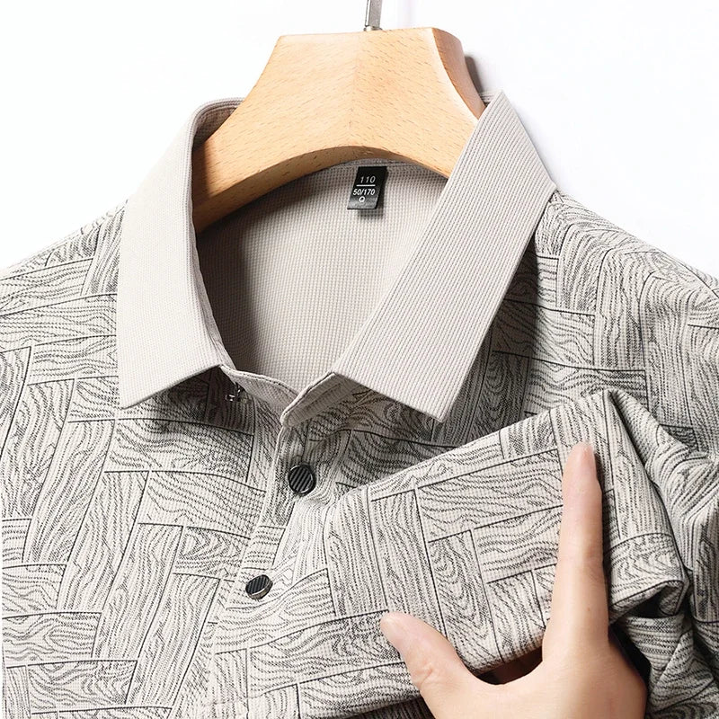 Grained Summer Polo Shirt