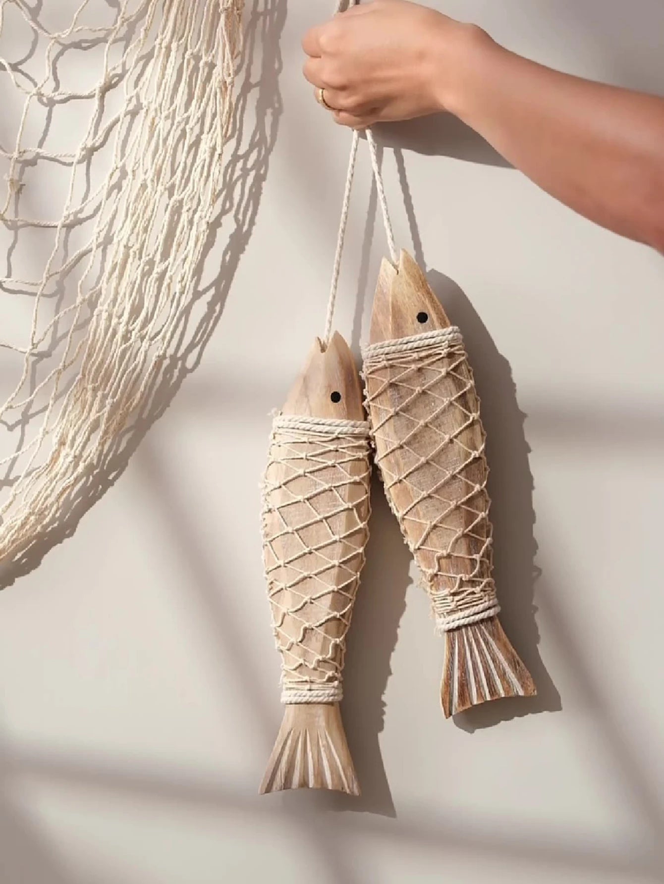 Rustic Fish Hanging Decor