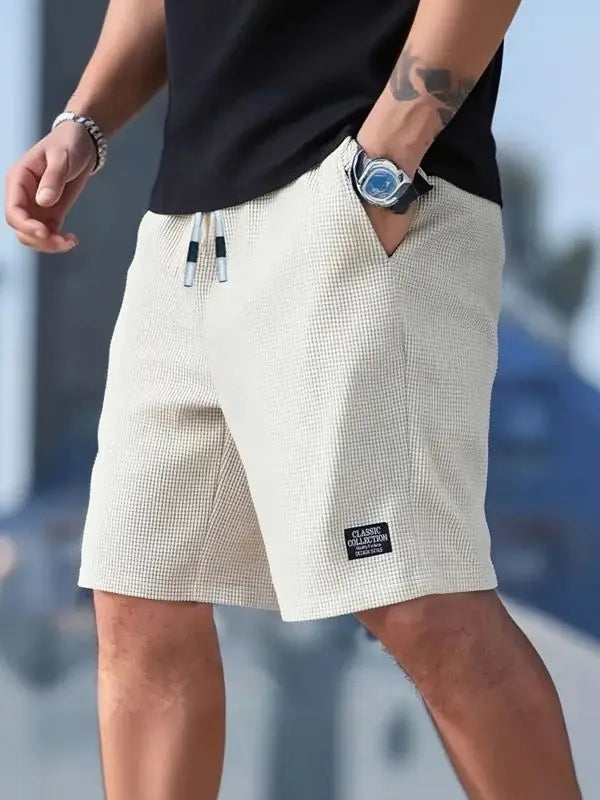 Grid Knit Shorts