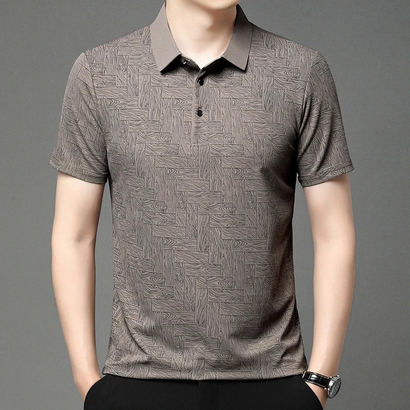 Grained Summer Polo Shirt