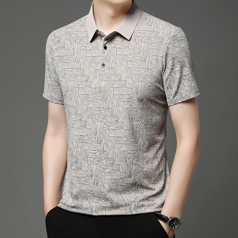 Grained Summer Polo Shirt